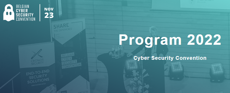 Cybersecurity Convention Belgium event graphic
